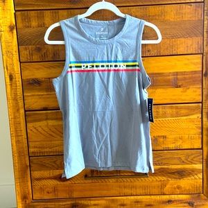 Peloton studio USA studio side slit tank NWT size XS